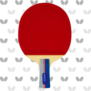 Butterfly RDJ CS2 Ping Pong Paddle  ITTF Approved Table Tennis Racket  Excellent Balance of Spin, Speed, and Control  Short Handle Table Tennis Paddle