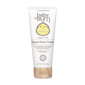 Baby Bum Diaper Rash Cream | Natural Zinc Oxide Ointment for Maximum Relief and Rash Prevention| Fragrance Free | Gluten Free and Vegan | 3 FL OZ