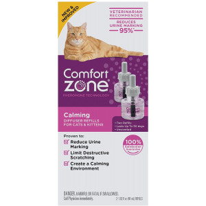 Comfort Zone Calming Refill for Cat, 1.62 fl. oz., Pack of 2