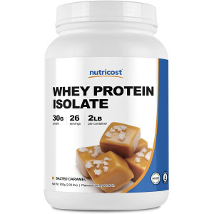 Nutricost Whey Protein Isolate Salted Caramel (2 LBS)