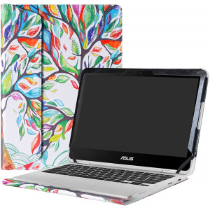 Alapmk Protective Case Cover for 12.5" Asus Chromebook Flip C302CA Laptop(Not fit ASUS Chromebook Flip C213SA/C100PA/C101PA/C300SA/C202SA/C201PA),Love Tree