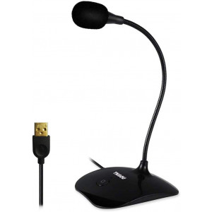 USB Microphone for Computer - PlugandPlay Recording Microphone with Mute Button - Compatible with PC, Laptop, Mac, ps4 - Ideal for YouTube,Skype,Gaming,Podcast(1.5m /5ft)