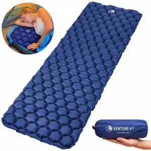 VENTURE 4TH Ultralight Sleeping Pad | Lightweight, Compact, Durable, Tear Resistant, Supportive and Comfy | for Camping, Traveling, Lounging, Sleeping Bags, Hammocks, Hiking and More