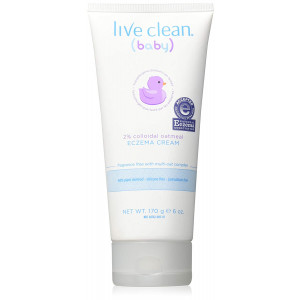 Live Clean, Eczema Cream Colloidal Oatmeal, 6 Ounce
