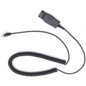 Quick Disconnect Cable to RJ9 Plug Headset Adapter Replacement QD Release Cord for Plantronics U10P U10-P Polaris H-Series Headsets Work with Avaya Nortel Mitel Polycom Aastra Shoretel and More