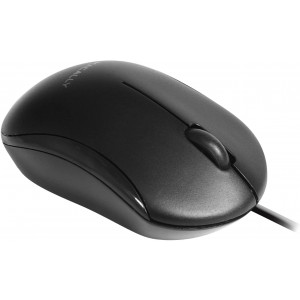 Macally USB Wired Computer Mouse - Simple 3 Button and Scroll Wheel Design - Ergonomic and Easy to Use USB Wired Mouse - Compatible with Windows and Apple - Plug and Play USB Mouse for Laptop and Desktop
