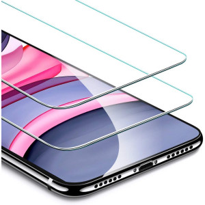 ESR Screen Protector Compatible for iPhone 11, iPhone XR [2 Pack] [Easy Installation Frame] [Case Friendly], Premium Tempered Glass Screen Protector for iPhone 6.1 Inch (2019)