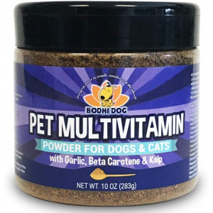 Pet Multivitamin Powder for Dogs and Cats | Minerals Vitamins Antioxidants and Enzymes for Skin Joint Hip Immune Heart and Brain