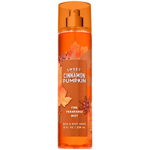 Bath and Body Works Sweet Cinnamon Pumpkin Fine Fragrance Mist 8 Fluid Ounce (2018 Edition)