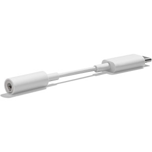 Google USB Type C to 3.5mm Headphone Adapter Pixel, XL, Pixel 2, XL, Pixel 3, Pixel 3XL, Other USB Type-C Phones - White