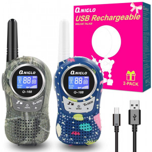 Kids Two Way Radios Toys for 4-12 Year Old Boys/Girls, Kids Walkie Talkies, 22 Channel FRS Walkie Talkies for Kids Birthdays Christmas Best Gifts Toys for Boys and Girls Outdoor Camping