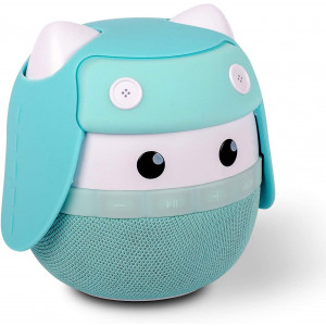Portable Bluetooth Speaker ASIMOM Rhyme, Stereo Pairing Speaker, 15H Playing, High Definition Sound, Cute Wireless Speaker, Ideal Gift for Girls and Kids (Aqua Blue)