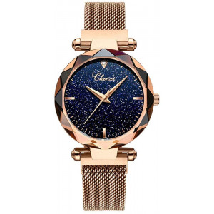 Women Watches Fashion Analog Quartz Watches Mesh Band Magnetic Buckle Waterproof Wrist Watches for Ladies