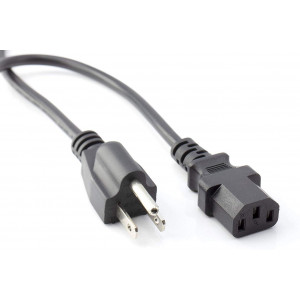 THE CIMPLE CO - AC Power Cord (3 Prong) | 10 Feet, Black | Premium Quality Copper Wire Core - Computer, Medical, Server and Desktop - NEMA 5-15 to C13 / IEC 320 - UL Listed Power Cable