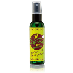 Grip and Rip Golf Club Gripping Sports Spray | Better Grip in All Weather Conditions - Sweat | All Natural Pine Rosin, Organic Aloe, Tea Tree Oil 2 oz