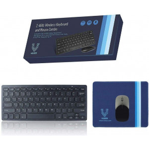 2.4GHz Wireless Keyboard and Mouse with Mouse-Pad-Great for Raspberry Pi