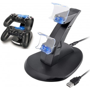 PS4 Controller Charger, Playstation 4 / PS4 Slim / PS4 PRO / PS4 Controller Charger, Charging Station, Charging Station, Dual USB Fast Charging Ps4 Station for Sony PS4 Controller by IHK