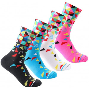 Compressprint Men and Women Cycling Socks 4 Pairs Sports Socks Comprssion Running Socks