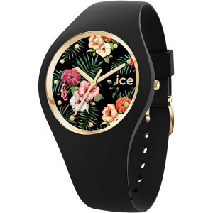 ICE-Watch Women's Quartz Watch with Silicone Strap, Black, 17 (Model: 016671)