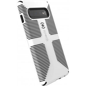 Speck Products CandyShell Grip Samsung Galaxy S10 Case, White/Black