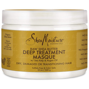 SheaMoisture Raw Shea Butter Deep Treatment Masque For Dry, Damaged or Transitioning Hair, 12 Ounce