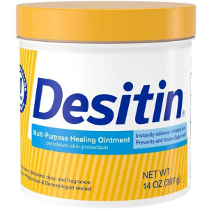 Desitin Multipurpose Baby Diaper Rash Ointment and Skin Protectant with White Petrolatum, 14 oz