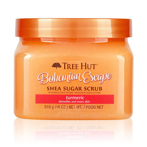 Tree Hut Shea Sugar Scrub Bohemian Escape, 18oz, Ultra Hydrating and Exfoliating Scrub for Nourishing Essential Body Care