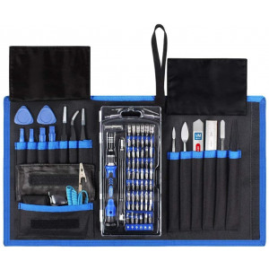 MMOBIEL Professional Screwdriver Repair Tool Kit 80 in 1 with 56 Bits Compatible with Electronic Devices in Folding Bag