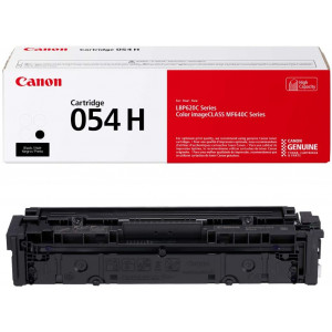 Canon Genuine Toner, Cartridge 054 Black, High Capacity (3028C001) 1 Pack, for Canon Color Image Class MF641Cdw, MF642Cdw, MF644Cdw, LBP622Cdw Laser Printers, Black High Capacity