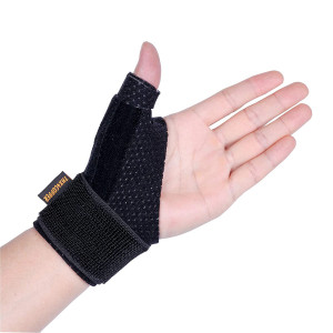 Thx4COPPER Reversible Thumb and Wrist Stabilizer Splint for BlackBerry Thumb, Trigger Finger, Pain Relief, Arthritis, Tendonitis, Sprained, Carpal Tunnel, Stable, Lightweight, Breathable