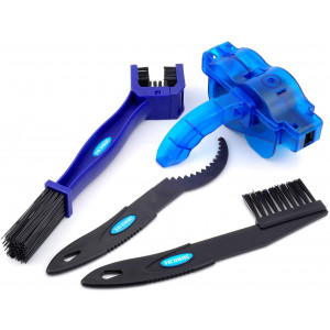 BOBILIFE Bicycle and Motorcycle Chain Cleaner Tool - Maintenance Kit -Gear Chain Cleaner