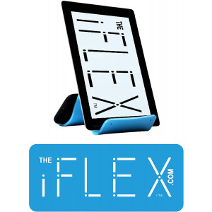iFLEX Cell Phone Stand and Tablet Stand for Air Travel, Work and Home  This Flexible Phone Holder is The Perfect iPhone Stand and Holds Any Mobile Device  Non-Slip Grip, Strong and Durable