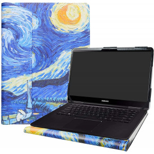 Alapmk Protective Case Cover For 15.6" Samsung Chromebook 4 Plus 15 XE350XBA-K01US/Samsung Notebook 7 Spin 15 NP750QUA Series Laptop(Note:Not Fit Notebook 7 Spin 15 NP740U5L NP740U5M),Starry Night