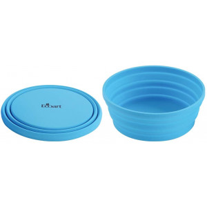 Ecoart Silicone Collapsible Expandable Bowl Foldable Portable for Camping Hiking Travel Sport