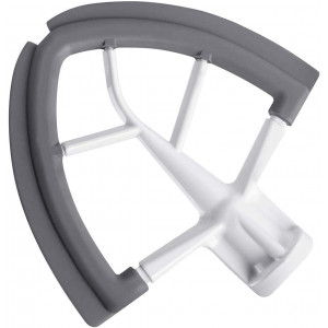 Flex Edge Beater for KitchenAid Tilt-Head Stand Mixer, 4.5-5 Quart Flat Beater Blade with Flexible Silicone Edges Bowl Scraper