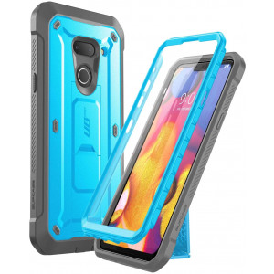 SUPCASE Unicorn Beetle Pro Series Designed for LG G8 Case and LG G8 ThinQ Case(2019 Release) Full-Body Rugged Holster Case with Built-in Screen Protector (Blue)