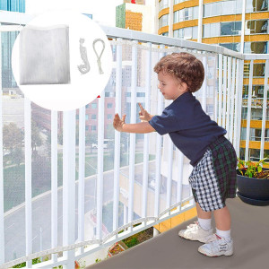 Child Safety Net, Balcony Patios Rail Stairs Safe Net for Kids/Pets/Toys, Safety for IndoorandOutdoor Lightton