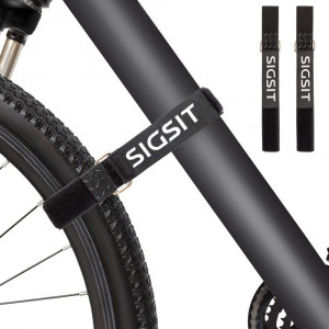 SIGSIT Reusable Bike Wheel Strap Bike Wheel Stabilizer Straps with Innovative Wavy Gel and Durable Hook and Loop