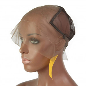 136 Lace Wig Cap with adjustable straps. Wig base for Ventilating or Knotting. Wig foundation. Wig Making Cap