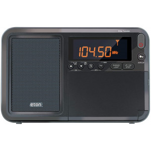 Eton Elite Traveler AM/FM/LW/Shortwave Radio with RDS and Custom Leather Carry Cover
