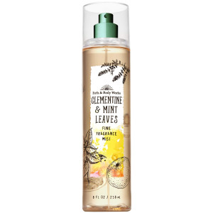 Bath and Body Works Clementine Mint Leaves Fine Fragrance Mist 8 Fluid Ounce 2019 Edition