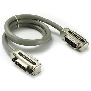 TEZONG 2 Meter IEEE-488 GPIB/HPIB CN24 Male to Female Metal Connector Extension Gpib Cable 1Pack