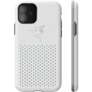 Razer Arctech Pro THS Edition for iPhone 11 Case: Thermaphene and Venting Performance Cooling - Wireless Charging Compatible - Drop-Test Certified up to 10 ft - Mercury White