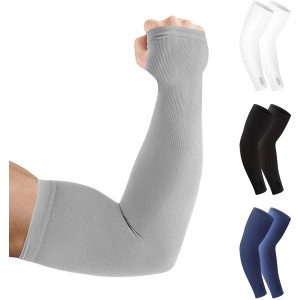Arm Sleeves for Men and Women  Tattoo Cover Up, Sun Protection - Cooling UPF 50 Compression - Basketball, Running