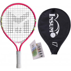 insum Junior Tennis Racket for Kids Toddlers Starter Racket 17" Including coverbag
