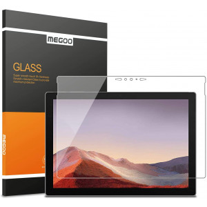 Megoo Glass Screen Protector Designed for Surface Pro 7 (2019) - Ultra-Thin 0.25mm for Extreme Touch Sensitivity (Precise Cutouts and Works with Surface Pen)