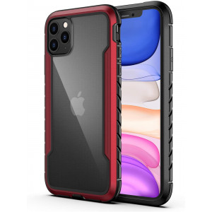 Aodh Compatible with iPhone 11 Case, Clear iPhone 11 Cases with Edge Shockproof Protection, TPU Protective Case for Apple iPhone 11 6.1 Inch (Red)