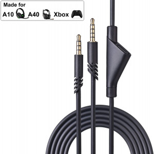 Replacement 2.0M Astro A40TR Inline Mute Cable Cord with Mute Function Also Works with A40/A10 Gaming Headsets Xbox one ps4 Controller Gozahad