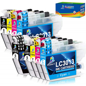 Double D LC3013 Ink Cartridges 9 Pack Compatible Replacement for Brother LC3013 LC3011 Ink Cartridges for Brother MFC-J491DW, MFC-J497DW, MFC-J690DW, MFC-J895DW Printer (3 BK, 2 C, 2 M, 2 Y)