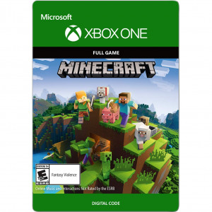 Mojang Minecraft Standard Edition, Microsoft, Xbox One, Full Game Download Key Card